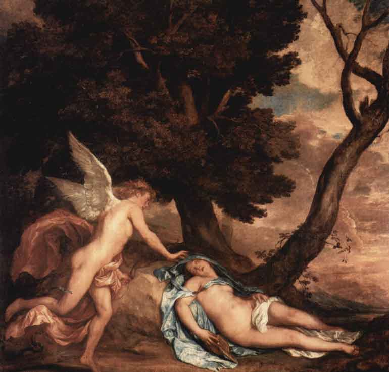 Cupid And Psyche by Anthony van Dyck